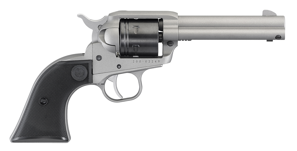 RUGER 2003 WRANGLER 22 LR 4.62" BBL SILVER CERAKOTE 