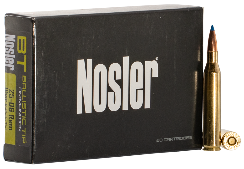 NOSLER BALLISTIC TIP, NOS 40071 BLSTC  25-06   115 BT              20/10