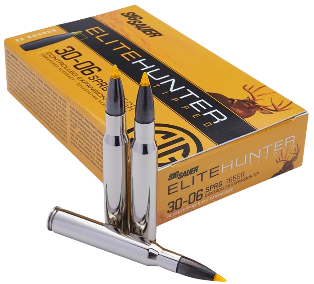 SIG SAUER ELITE HUNTER TIPPED, SIG E3006TH2-20    ELITE HUNT 30-06   165 GR  20RNDS