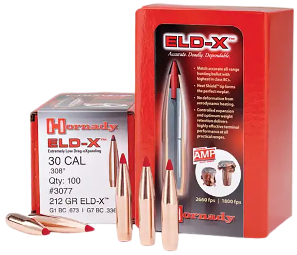 HORNADY 2441 ELD-X 6MM .243 90 GR EXTREMELY LOW DRAG EXPANDING 100 CNT