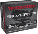 WINCHESTER W10MMST SILVERTIP 10MM 175 GRAIN JHP 20 RNDS 