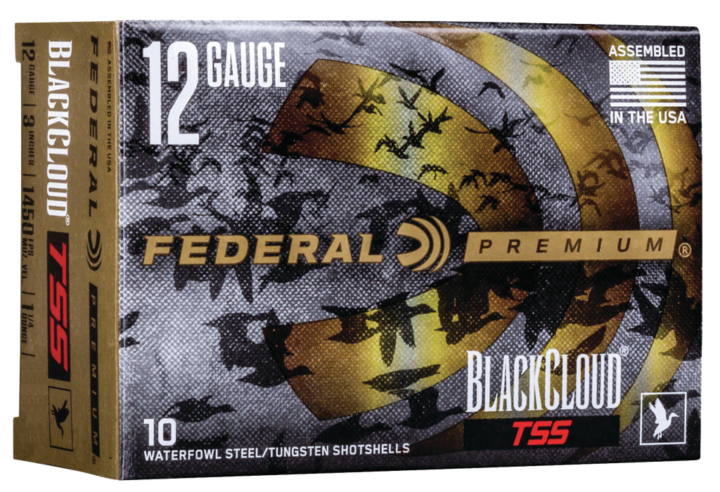 FEDERAL PWBTSSX14239 BLACK CLOUD TSS 12 GA 3" 1 1/4OZ STEEL TUNGSTEN 3/9 SHOT 10 RNDS