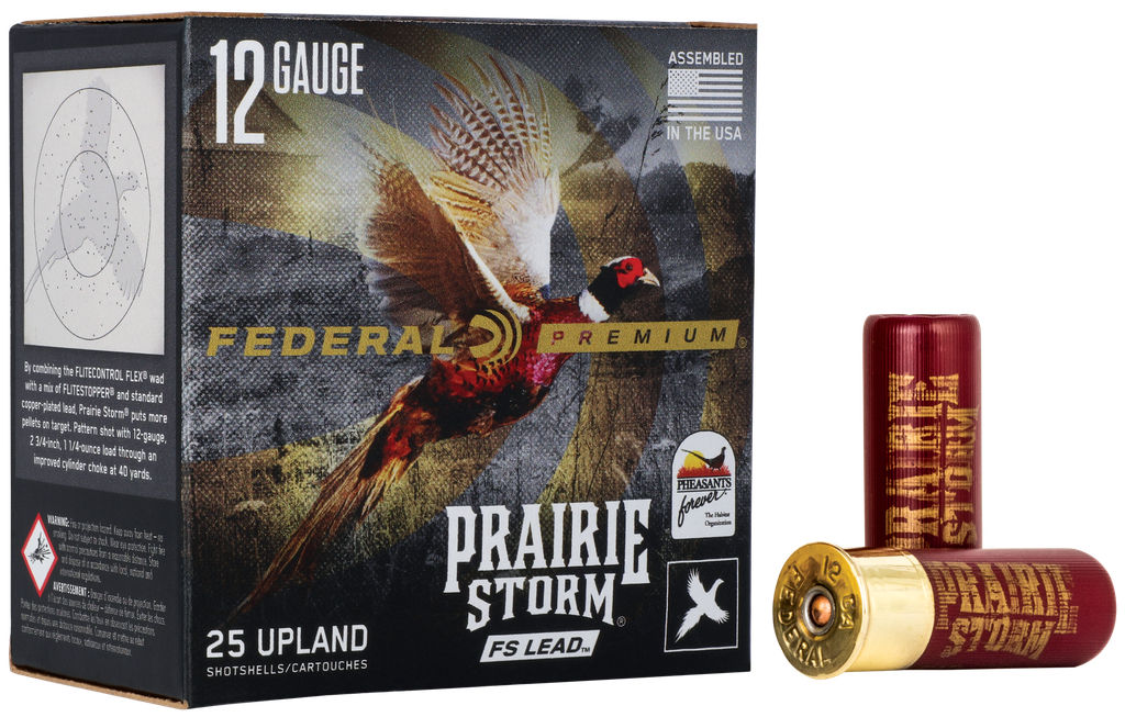 FEDERAL PFX154FS4 PREMIUM PRAIRIE STORM FS 12 GA 2-3/4" 1 1/4OZ 4 SHOT 25 RNDS