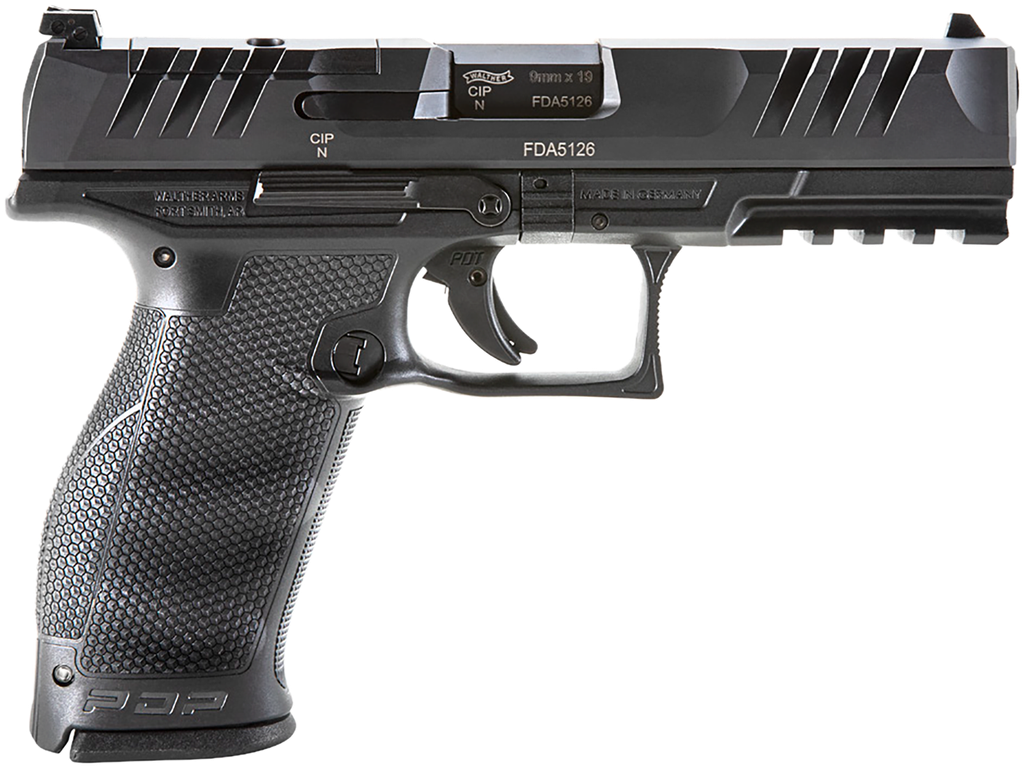 WALTHER ARMS 2842475 PDP 9MM LUGER 18+1 4.50" BLACK