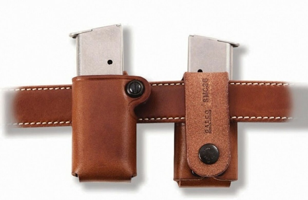 GALCO SMC28 SINGLE MAGAZINE CARRIER LARGE STAGGERED MAG TAN