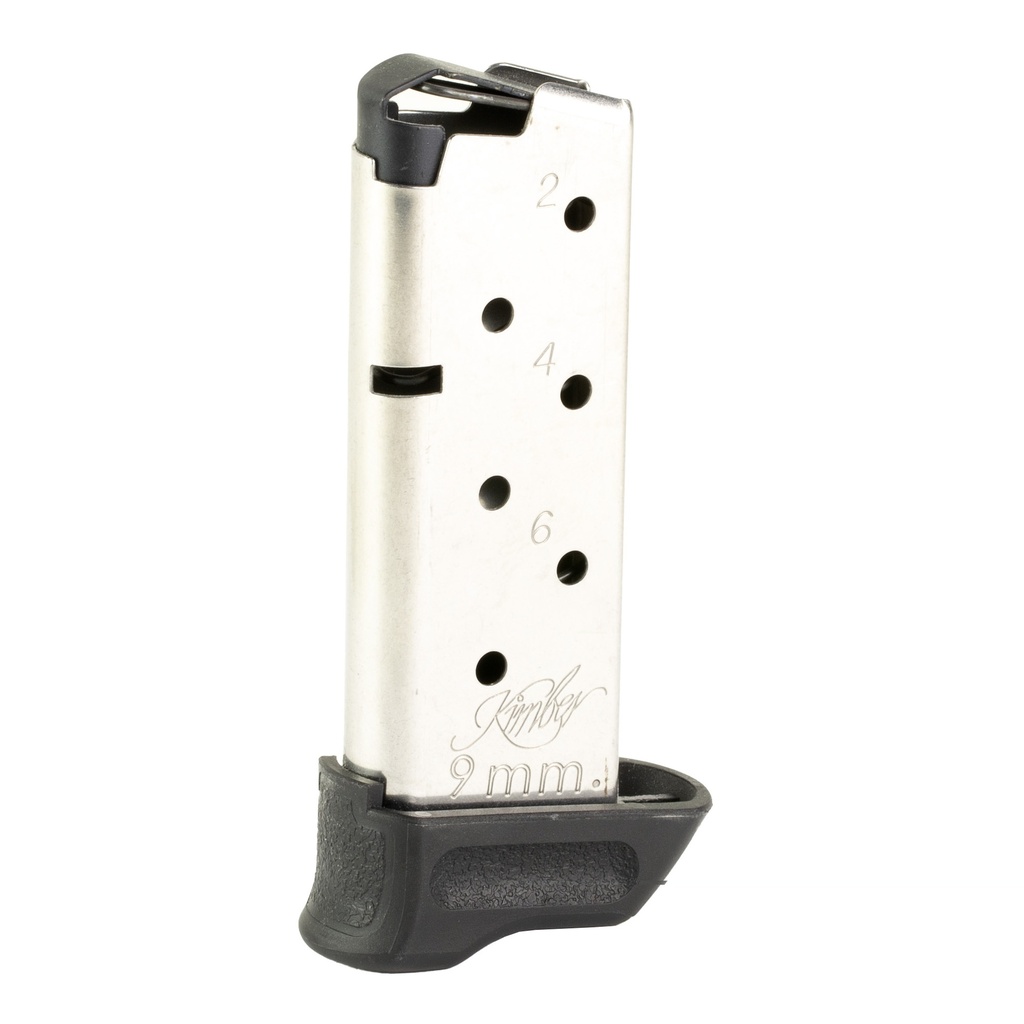 KIMBER 1200851A MICRO 9 TAC-MAG 7 ROUND EXTENDED 9MM SILVER