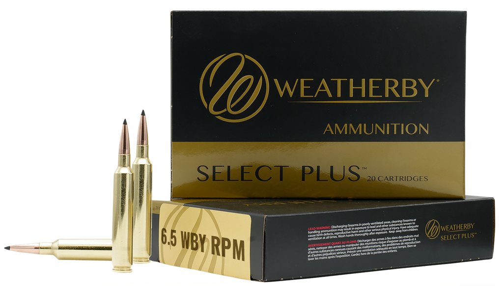 WEATHERBY B65RPM127LRX SELECT PLUS 6.5 WBY RPM 127 GRAIN BARNES LRX LF 20 RNDS