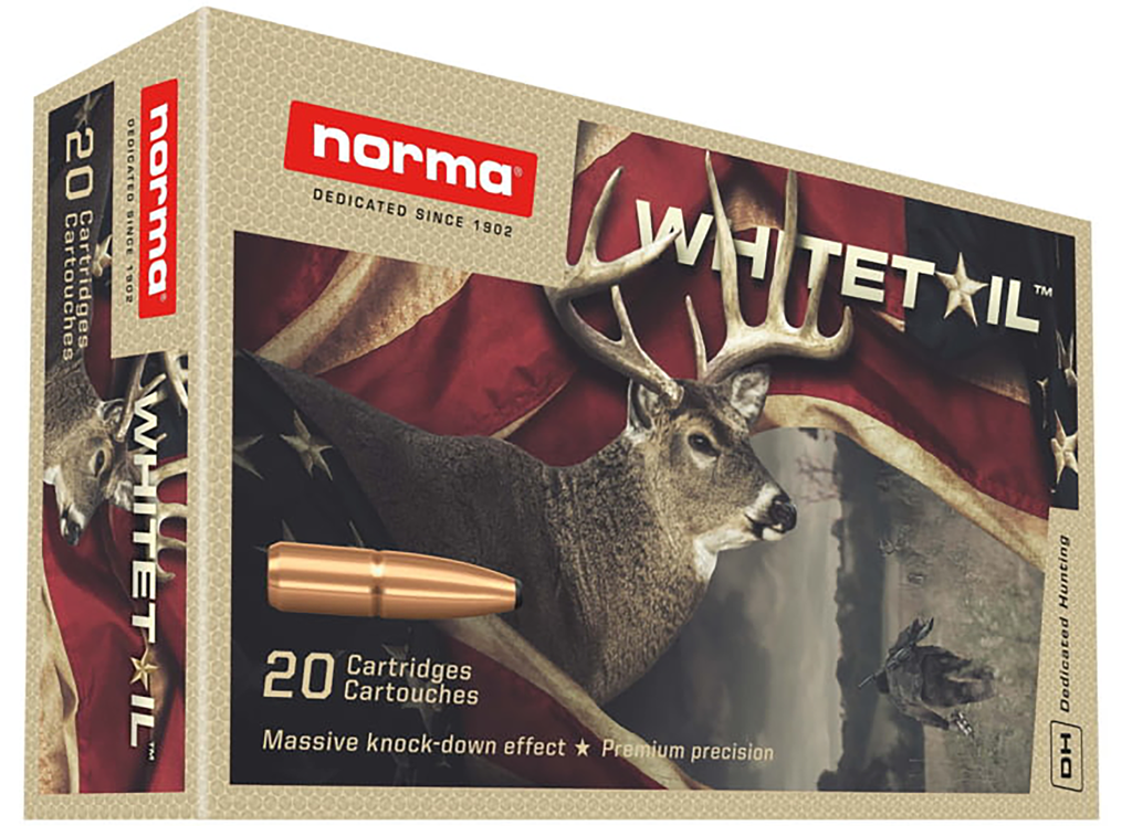 NORMA AMMUNITION (RUAG) DEDICATED HUNTING, NORMA 20177392 30-06    150 PSP WHITETAIL    20RNDS