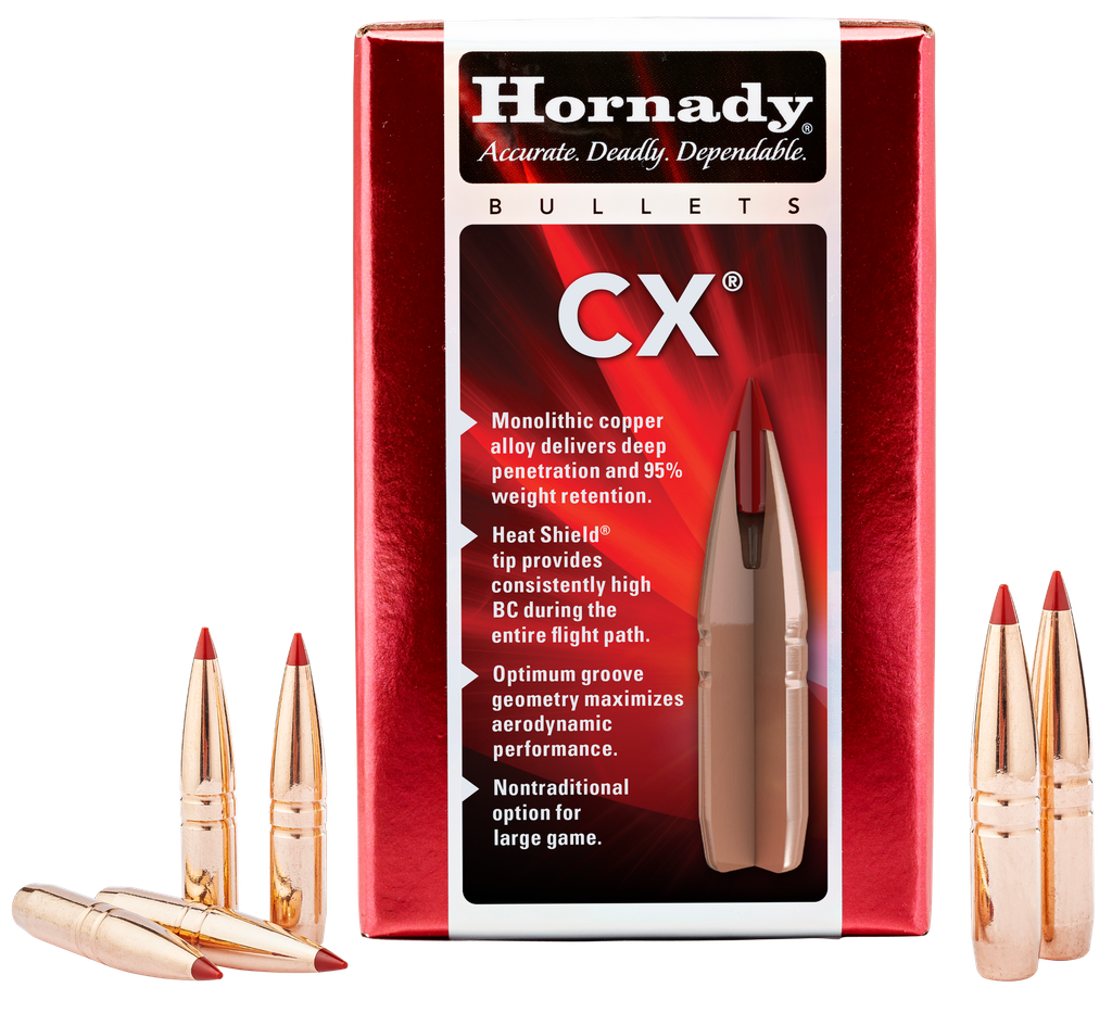HORNADY 282704 CX 7MM 139 GRAIN COPPER SOLID 50 CNT