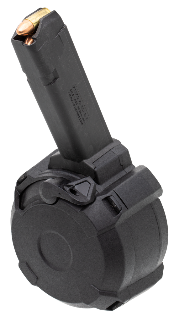 MAGPUL MAG1033-BLK PMAG GL9 50 ROUND DRUM 9MM COMPATIBLE W/GLOCK BLACK POLYMER