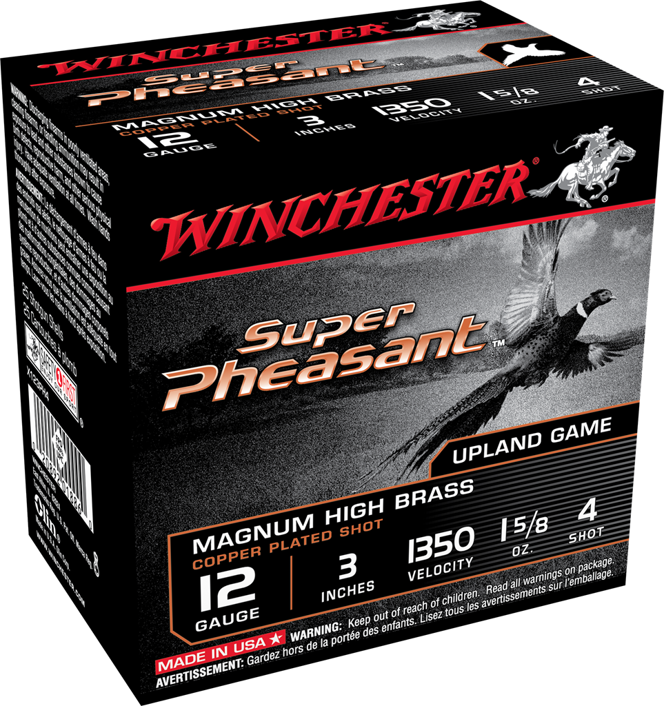 WINCHESTER X123PH4 SUPER PHEASANT MAGNUM 12 GAUGE 3" 1-5/8OZ 4 SHOT 25 RNDS 