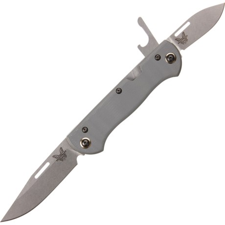 BENCHMADE 317 WEEKENDER 2-BLADES PLUS CAN OPENER CPM-S30V STEEL