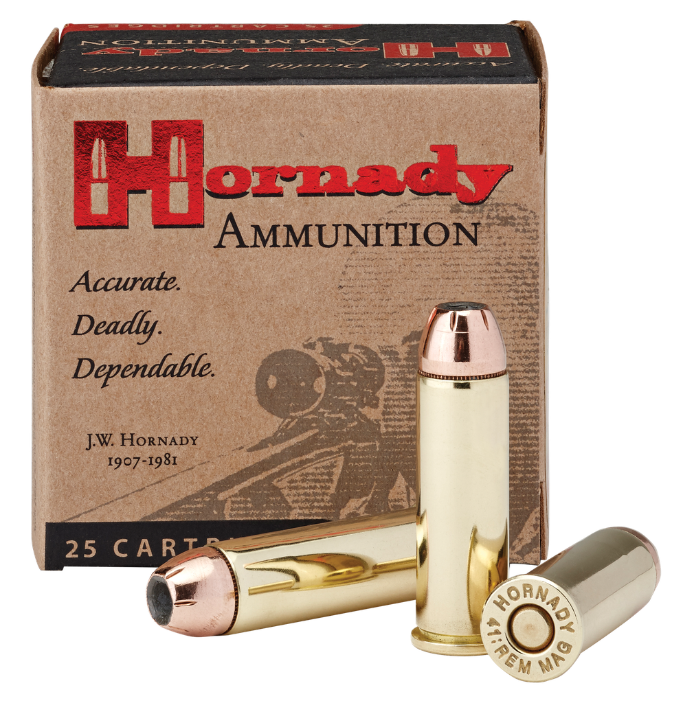 HORNADY 9077 CUSTOM 41 REM MAG 210 GRAIN XTP HOLLOW POINT 20 RNDS