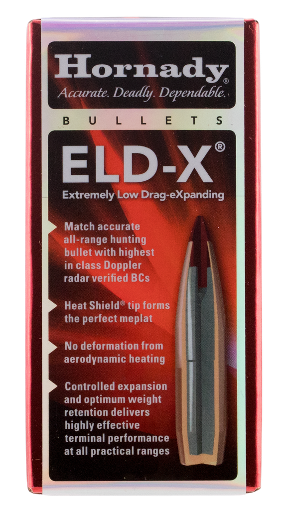 HORNADY 25418 ELD-X 25 CAL .257 110 GR ELD-X 100 PER BOX