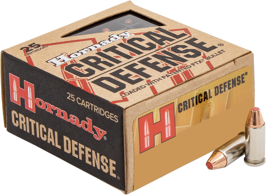 HORNADY 90014 CRITICAL DEFENSE  25 ACP 35 GRAIN FTX 25 RNDS 