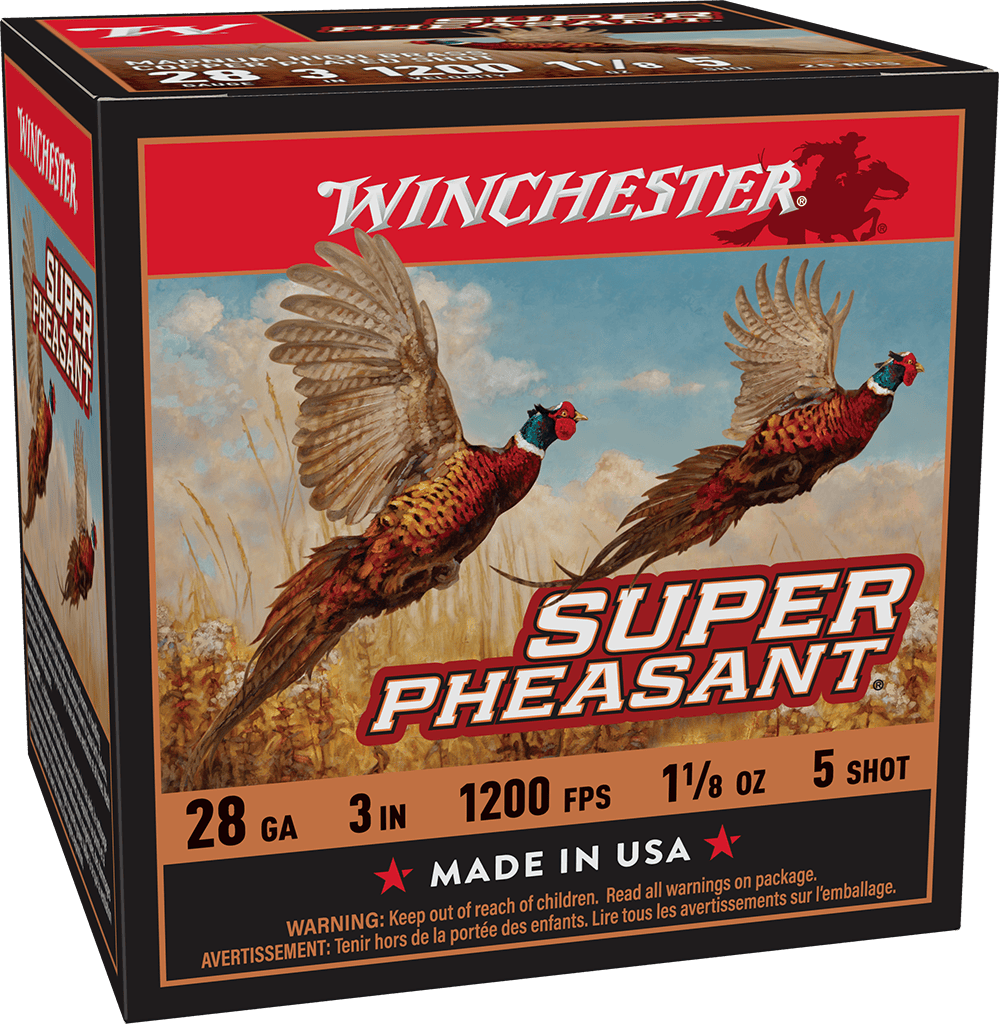 WINCHESTER X283PH5 SUPER PHEASANT 28 GAUGE 3" 1-1/8OZ 5 SHOT 25 RNDS