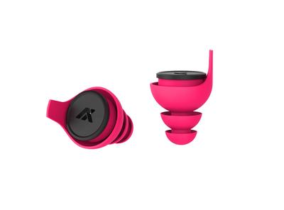 AXIL XP REACTOR REUSABLE PINK EARPLUGS 33 DB NRR XPR-PM/L