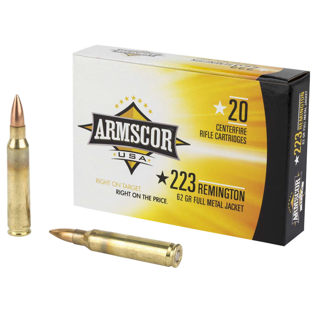 ARMSCOR AC2238N 223 REMINGTON 62 GRAIN FMJ 20 RNDS