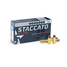 STACCATO 1-919-MATCH136-STAC-M-ECOM 2011 MATCH 9MM 136 GRAIN OTM 1000 FPS