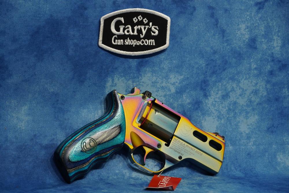 CHIAPPA FIREARMS CF340.319 RHINO 30DA NEBULA 357 MAGNUM 3" BBL RAINBOW PVD (CA OK)