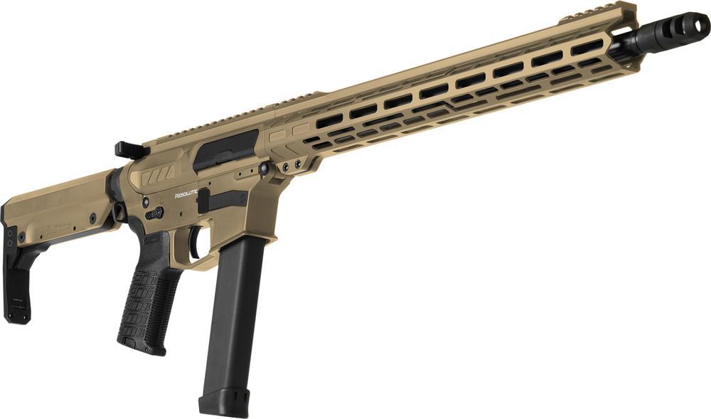 CMMG 9MM MKGS RESOLUTE 16" BBL 33RND MAG COYOTE TAN CEREKOTE 99A3D0F-CT