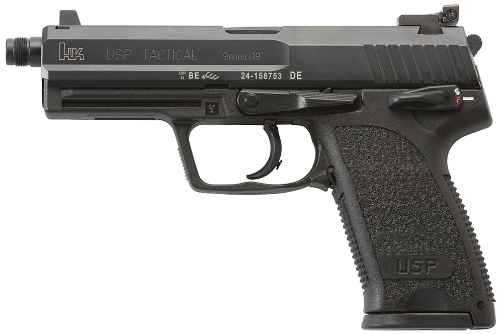HECKLER & KOCH 9MM USP TACTICAL V1 4.86" THREADED BBL 15 RND