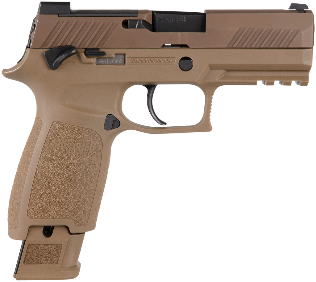 SIG SAUER M18 9MM 3.9` BBL 17 RND  COYOTE 320CA-9-M18-MS