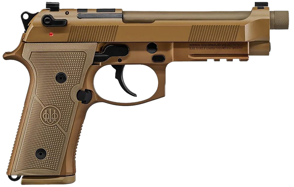 BERETTA JS92M9A4GM 9MM M9A4 5.10" BBL OPTIC READY 3-18 ROUND MAGS FDE 