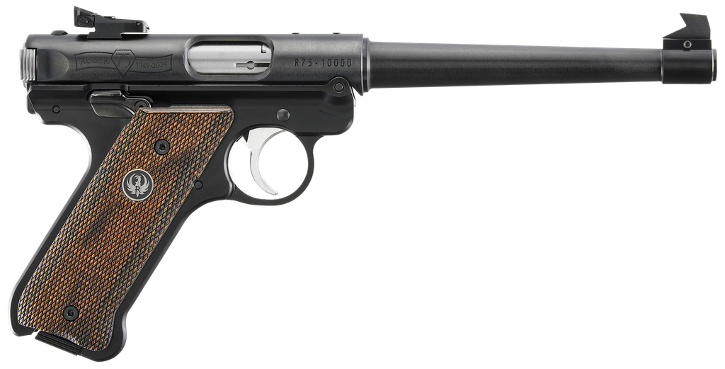 RUGER MARK IV 22 LR 75TH ANNIVERSARY 6.88" BBL 10 RND 40175