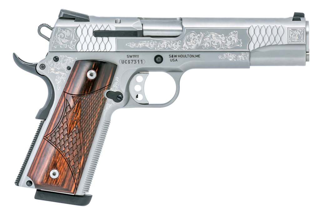 SMITH & WESSON 45 ACP SW1911 MACHINE ENGRAVED 10270