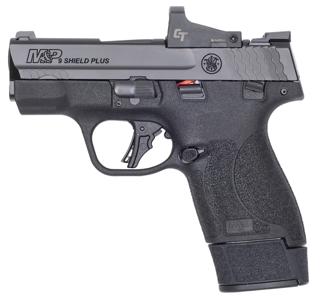 SMITH & WESSON M&P9 SHIELD PLUS W/CRIMSON TRACE  OPTIC 9MM 14398