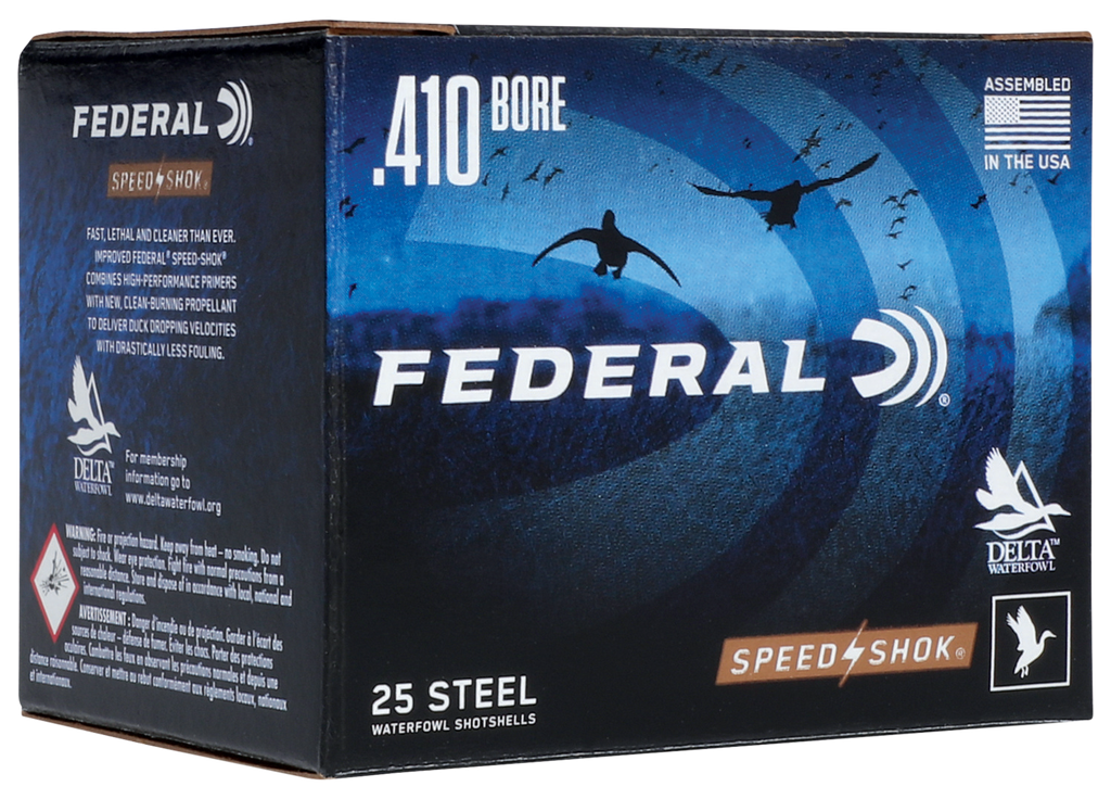 FEDERAL WF4136 SPEED-SHOK 410 GA 3" 3/8OZ 6 SHOT 25 RNDS
