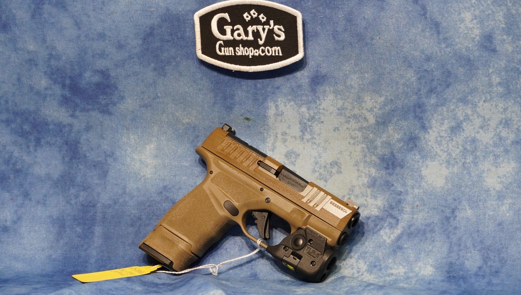USED SPRINGFIELD ARMORY HELLCAT FDE 9MM O.R. WITH TLR6