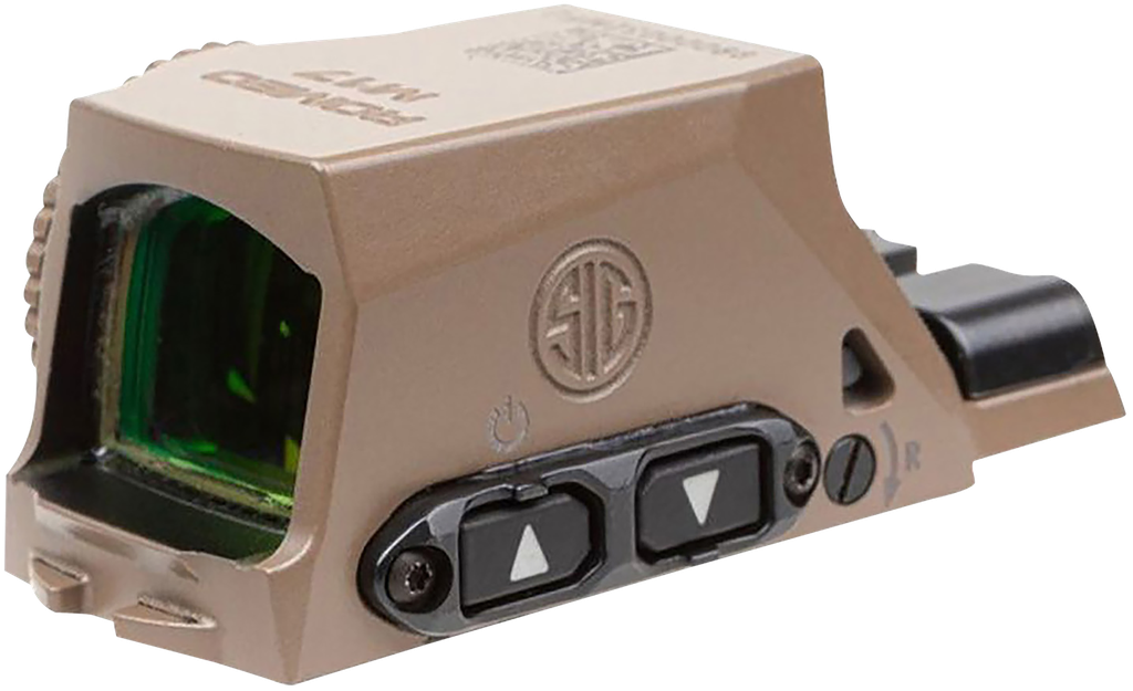 SIG SAUER ELECTRO-OPTICS SORM1700 ROMEO-M17  COYOTE TAN 1 X 24 MM 2 MOA RED DOT/32 MOA CIRCLE MULTI RETICLE