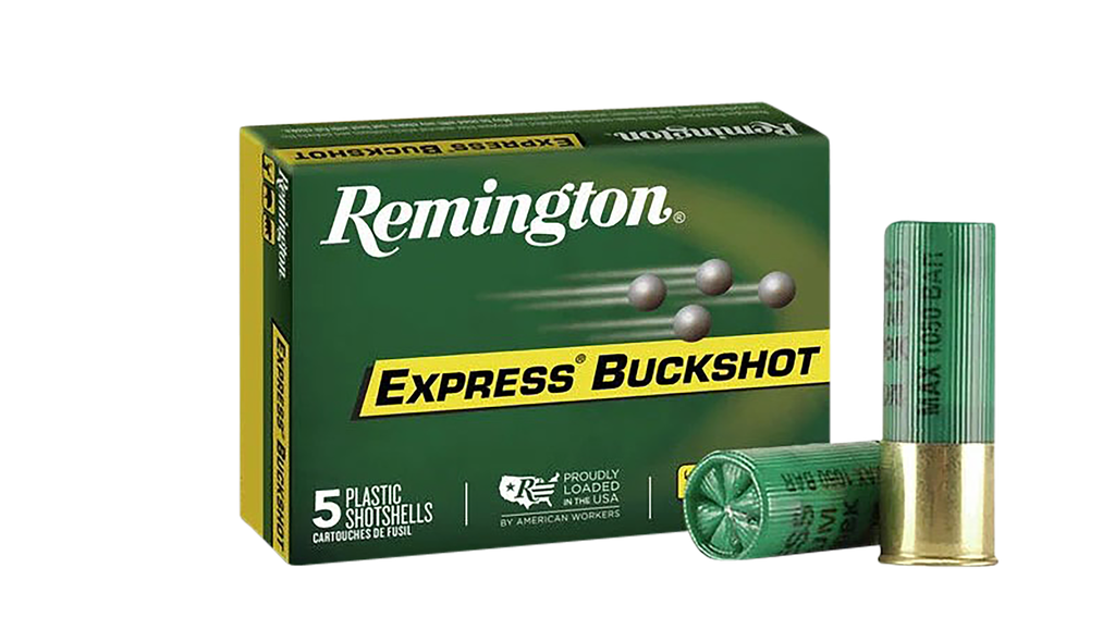 REMINGTON 20408 EXPRESS BUCKSHOT 12 GA 3" 000 BUCK SHOT 5 RNDS
