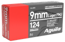 AGUILA 1E092110 TARGET & RANGE HANDGUN 9MM 124 GRAIN FMJ