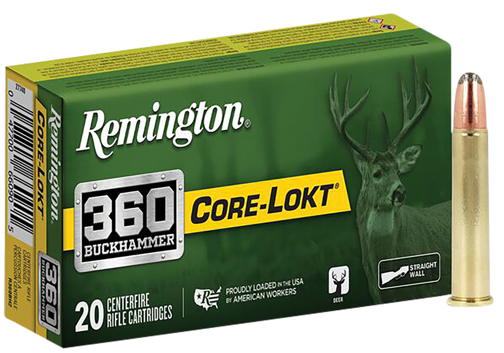REMINGTON R27743 CORE-LOKT 360 BUCKHAMMER 200 GRAIN SP 20 RNDS