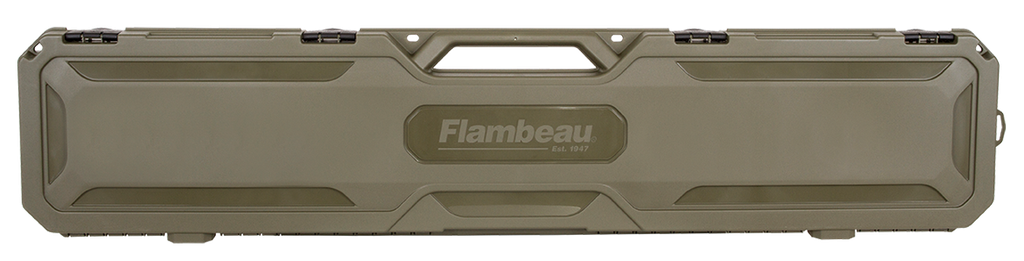 FLAMBEAU 6464FC SAFE SHOT FIELD OLIVE RIFLE/SHOTGUN GUN CASE POLYMER
