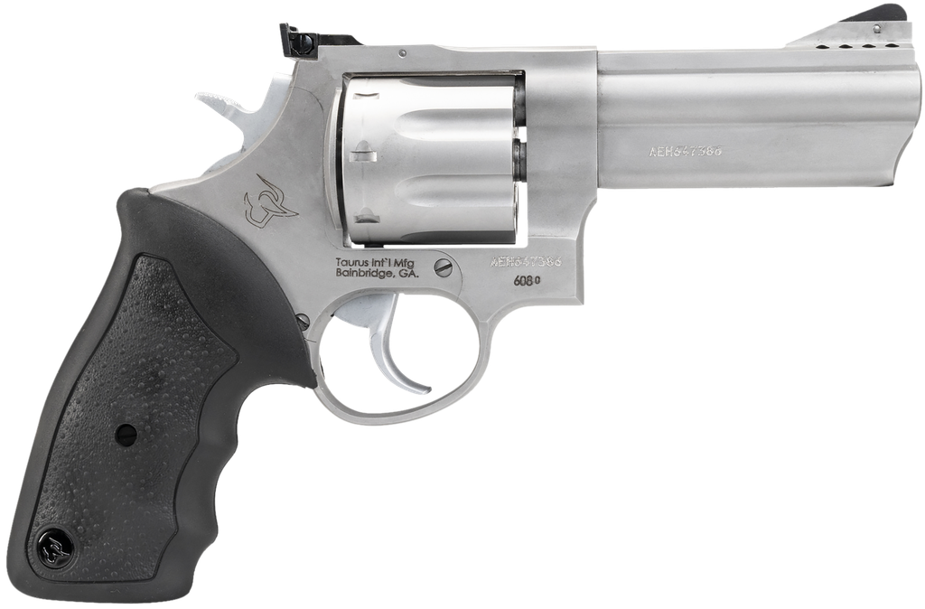 TAURUS 2-608049 608  38 SPECIAL +P OR 357 MAG 8 SHOT 4" PORTED BARREL MATTE FINISH STAINLESS