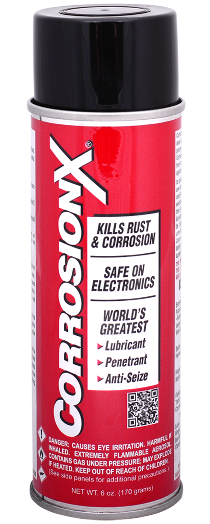 CORROSION TECHNOLOGIES 90101 CORROSIONX  CLEANS, LUBRICATES, PREVENTS RUST & CORROSION 6 OZ AEROSOL