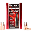 HORNADY 3072 INTERLOCK  30 CAL .308 180 GR BOAT TAIL SPIRE POINT 100 PER BOX/ 15 CASE