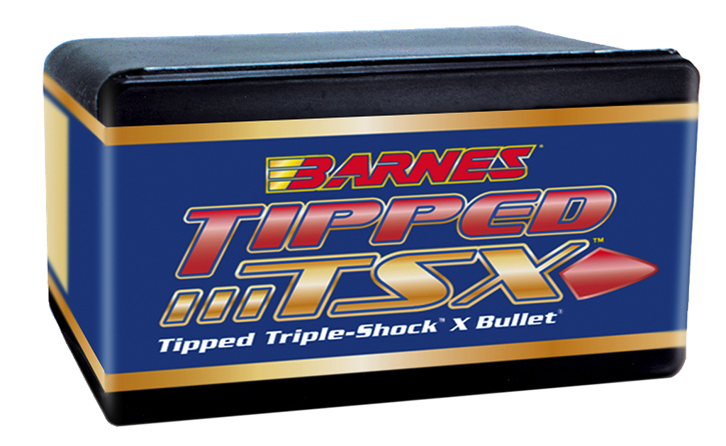 BARNES BULLETS 30368 TIPPED TSX  30CAL 165GR TTSX BOAT TAIL 50/BOX