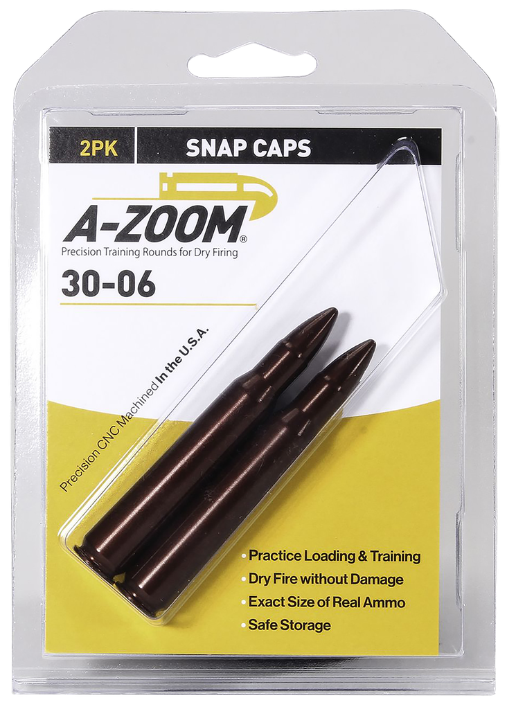 A-ZOOM 12227 RIFLE SNAP CAP 30-06 SPRINGFIELD 2PACK