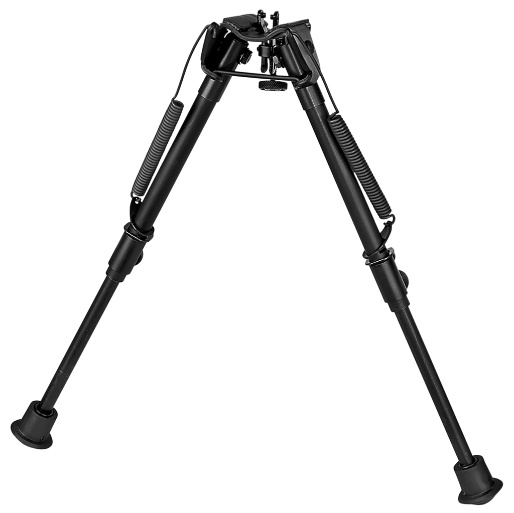 HARRIS BIPODS L1A2 NON-SWIVEL L SWIVEL STUD 9-13" BLACK STEEL/ALUMINUM, RUBBER FEET
