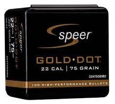 SPEER 22CAL TMJ TARGET 75 GRAIN TOTALLY ENCAPSULATED 100CNT 22475TMJ
