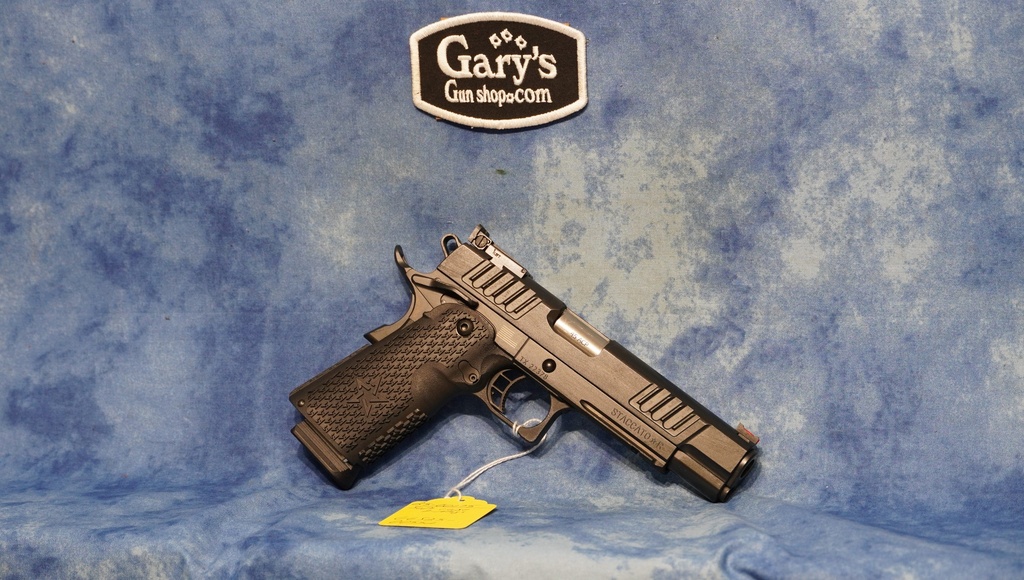 PRE OWNED STACCATO 2011 SINGLE STACK 45 ACP 5" BBL W/RAIL