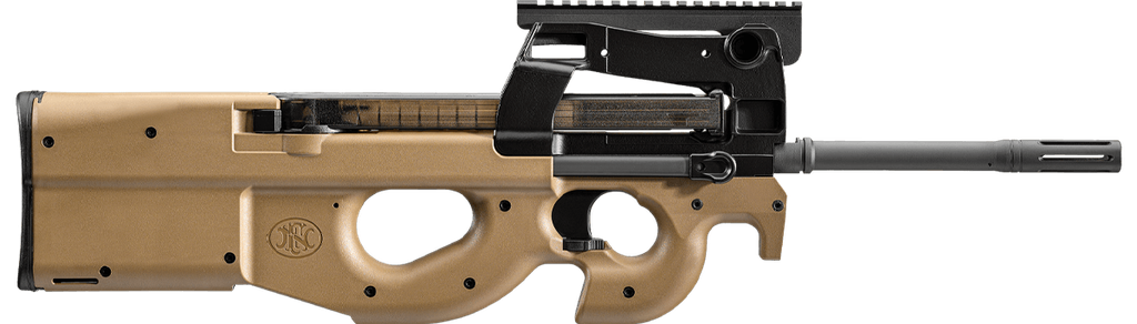 FN 3848950501 PS90 5.7X28MM 50+1 16.04" BLACK STEEL BARREL FLAT DARK EARTH