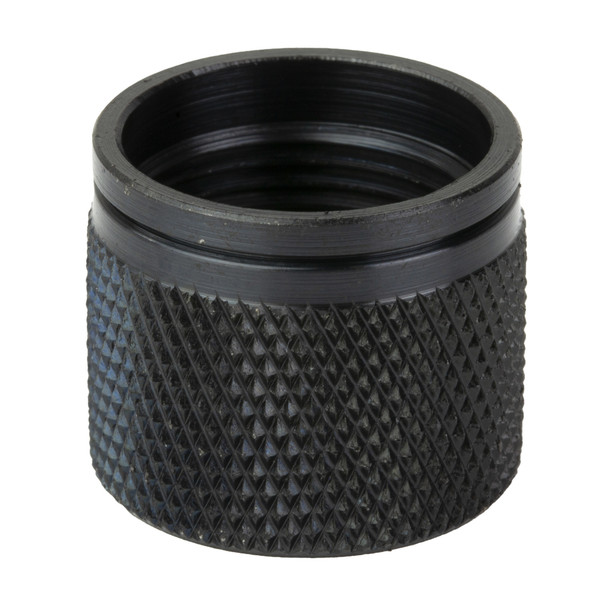 GROVTEC GTHM247, THREAD PROTECTOR, BLACK OXIDE FINISH, BLACK, 5/8X24" THREADED, .750" DIAMETER, FITS AR10, 300 BLACK OUT BARRELS GTHM247