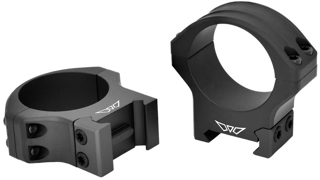 WARNE HYPERLITE RINGS 34MM MEDIUM MATTE BLACK 8521M