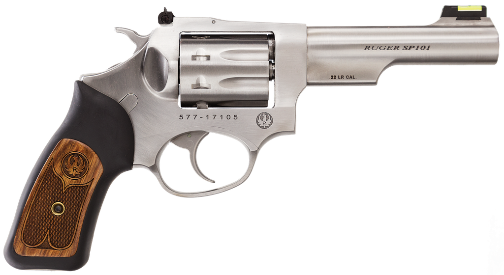 RUGER 5765 SP101 22 LR 8RD 4.20" SATIN STAINLESS
